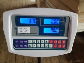 Digitálna mostíková váha TCS 200 kg 40x50cm po 20g - 2