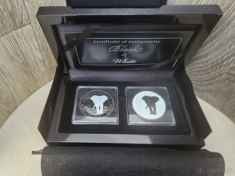 Somalia 2x 1oz. 2025 Silver Elephant Black and White Edition - 2