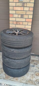 Hlinikové disky+ letné pneu.225/55r17" - 2
