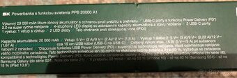 Power banka 20 000mAh - 2