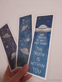 Zalozky do knih vesmir, UFO - 2