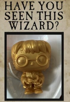 Zlatý harry potter kinder joy limited edition - 2