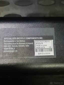 Specialized bateria baterka turbo levo comp - 2