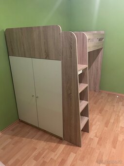 Poschodova postel so skrinou - 2