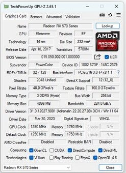 AMD Radeon RX570 4GB - 2