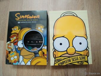 DVD Simpsonovci,zberatelska edicia, kompletne serie 2 a 6 - 2