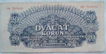 Predám lístok na potraviny 1944 - 2