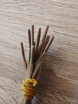 Živé svetlohnede vlasy 60 cm - 2