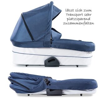 Hluboké lůžko SATURN PRAM, značka HAUCK, NOVÉ - 2