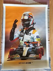 Lando Norris F1 canvas plátnovy plagát - 2