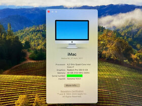 iMac 5k, Max CPU+GPU, 40GB RAM, macOS Sonoma - 2