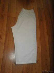 Biele trojštvrťové nohavice - 2