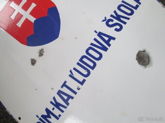 smaltovaná tabuľa Slovenský štát - 2