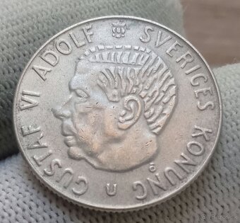 Strieborné mince Švédska. - 2