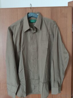 Pánska košeľa kaki - 2
