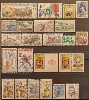 Známky - ČSR + SŠ + PČaM + ČR a iné - 2