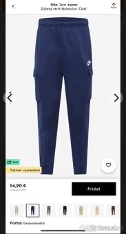 Predám pánske tepláky nike - 2