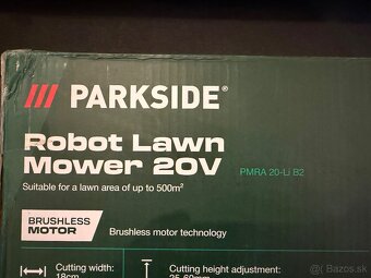 Predam roboticku kosacku parkside PMRA 20-LI B2 - 2