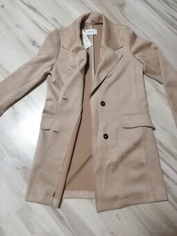 Ľahké predĺžené sako xs - 2