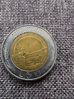 Taliansko : 500 Lír 2 ks (1986, 1984) + 100 Lír 2 ks + 50 Lí - 2