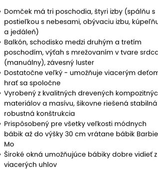 Barbie mega domček - 2