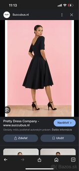 The Pretty dress company čierne midi šaty - 2