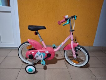 B'TWIN 14" Bicykel 3-5 rokov UNICORN - 2