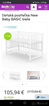 Detska postielka NEW BABY - 2