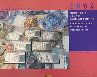 Kúpim pamätné mince s motívom slovenských bankoviek - 2