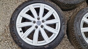 Audi hlíníkové disky + zimné pneumatiky Michelin Pilot Alpin - 2