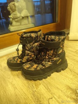 ALPINE PRO - LANDO Detská zimná obuv - 2