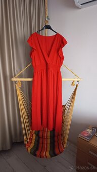 Dámske šaty červené dlhé XXL nové - 2