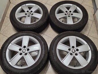 15" ŠKODA (5x100) + zimné 95% - 2