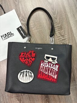 Karl Lagerfeld damska velka kožena kabelka - 2