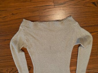 Pulover pletený predĺžený - 2