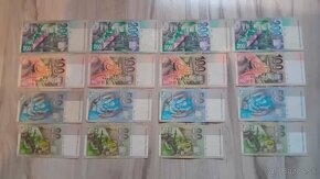 Ceskoslovenské bankovky s kolkom, slovenske bankovky - 2