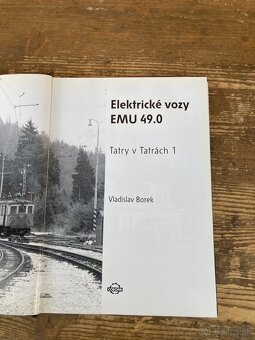 Kniha - Elektrické vozy řady EMU 49.0 - Tatry - 2