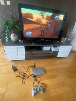 Sony Playstation 2 Satin Silver + Krabica Ps2 herná konzola - 2
