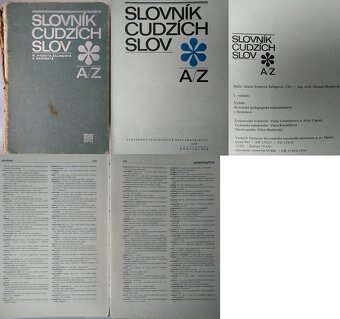 Slovníky zo sedemdesiatych rokov minulého storočia - 2