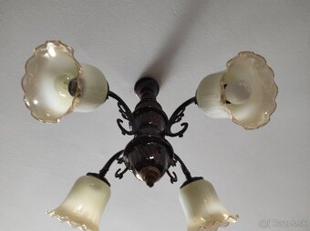 Retro luster a lampa do obyvacky - 2