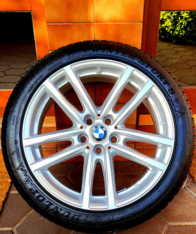 alu R18 5x112, senzory, zimné pneu 225/45, NOVÉ, BMW 3 - 2