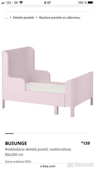 Detské postele Ikea Busunge - 2