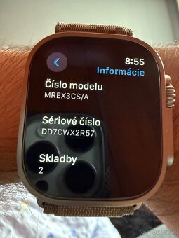 Apple Watch Ultra 2 natural titanium+Alpine Loop S - 2