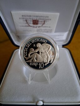 Vatikan Papez Frantisek 10euro strieborna minca - 2