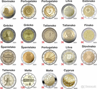 Pamätné 2 Euro mince 2025 - 2