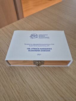 Pamätná sada mincí NBS: Alexander Dubček PROOF 10 + 2 - 2
