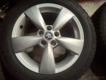 Predám org.hlinikové disky-Skoda Rapid-R16 - 2