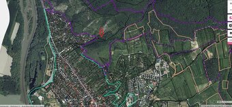 Predaj 3461 m2 rekreačného pozemku v Devine na hranici intra - 2