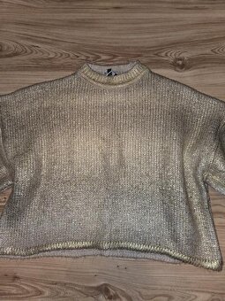 Zlatý pulóver vel.XS - 2