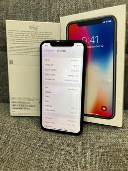 iPhone X 256GB (plne funkčný) - 2